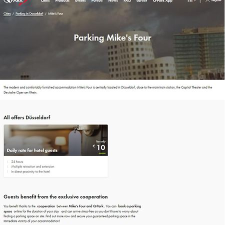 Apartament Mike'S Four Düsseldorf Zewnętrze zdjęcie